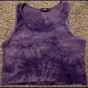 Tie dye crop top